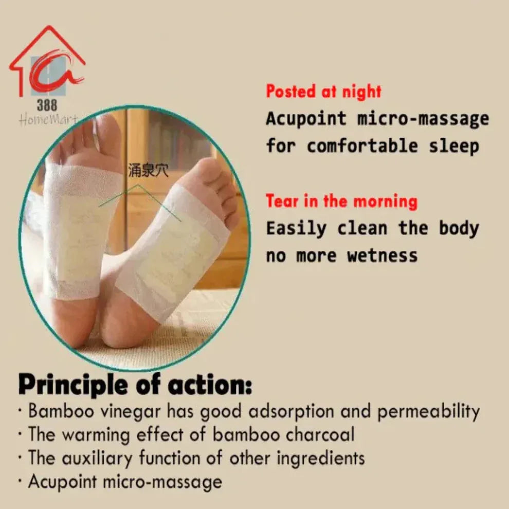 Detox Foot Pads Pack of 30 DD 10514 (549)