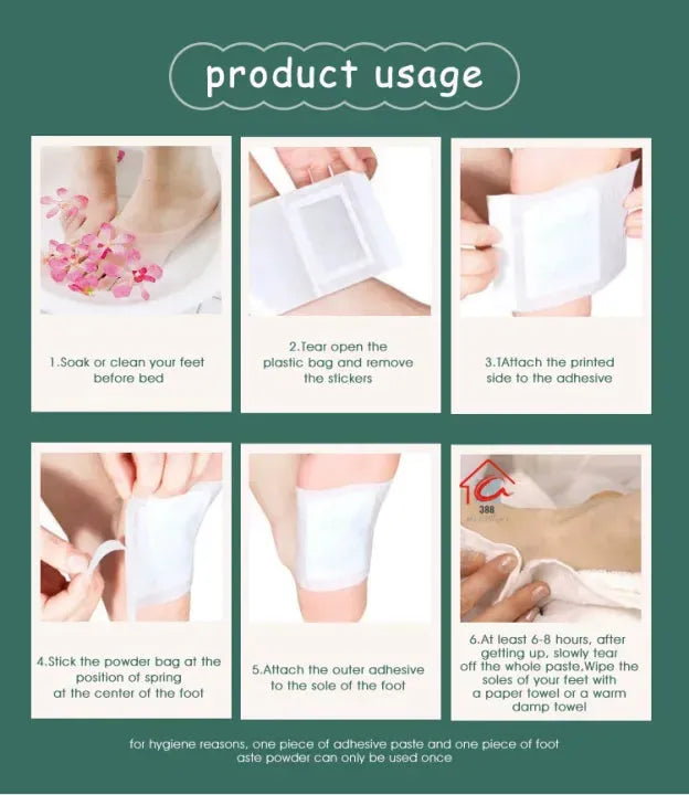 Detox Foot Pads Pack of 30 DD 10514 (549)